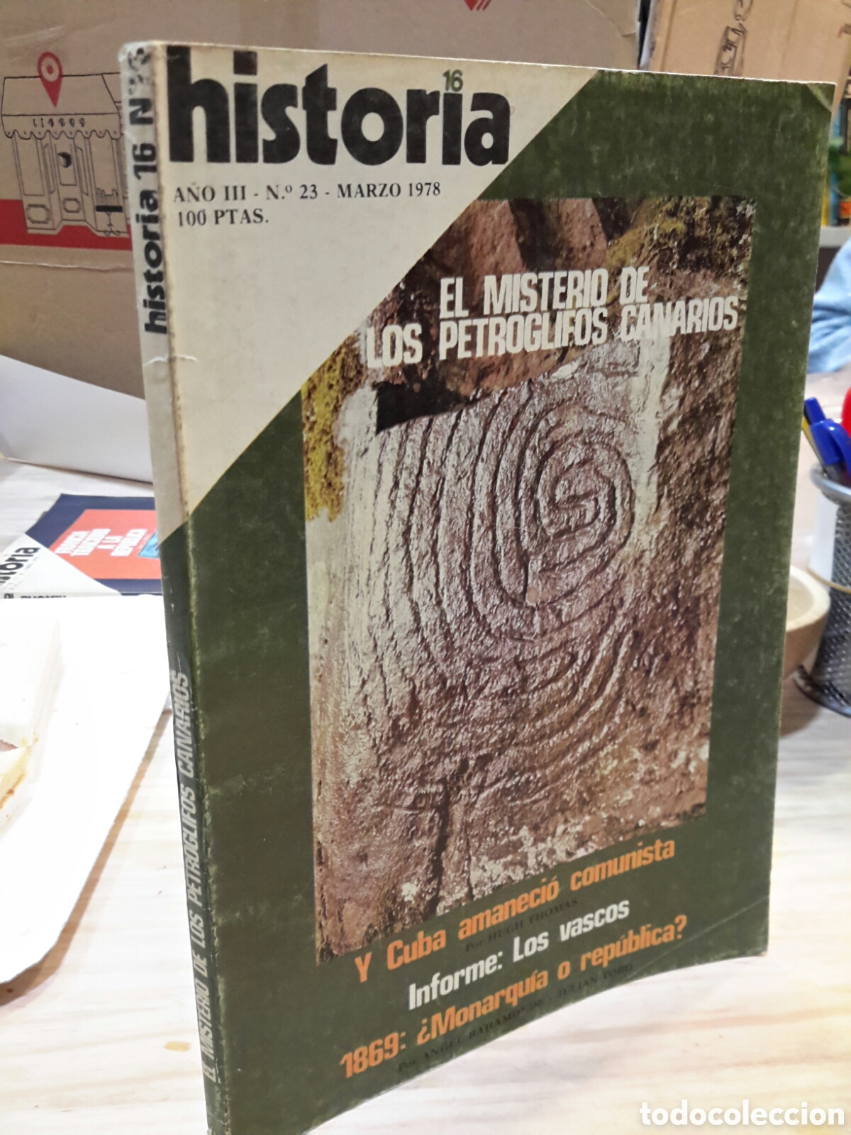 Gebrauchte B&uuml;cher: Revista - historia 16 n. 23 - el misterio de los petroglifos canarios