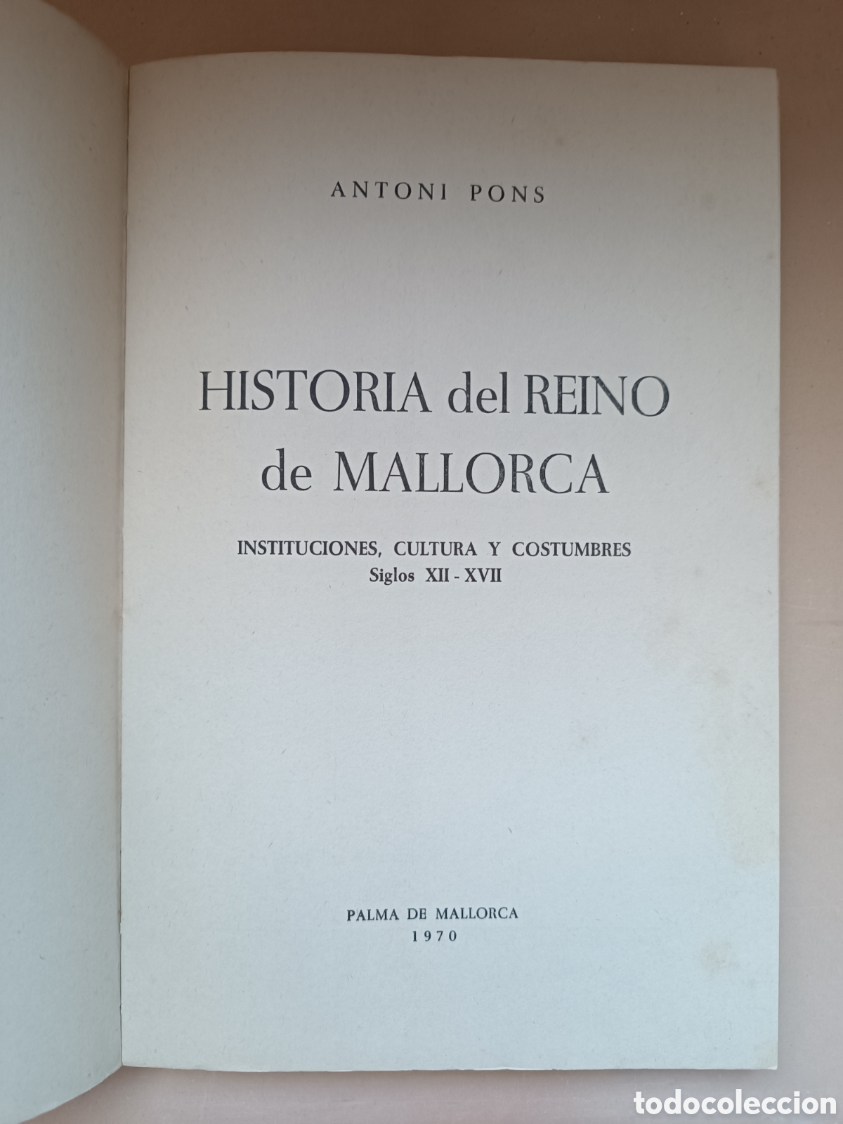 Libros de segunda mano: Historia de Mallorca - Foto 2