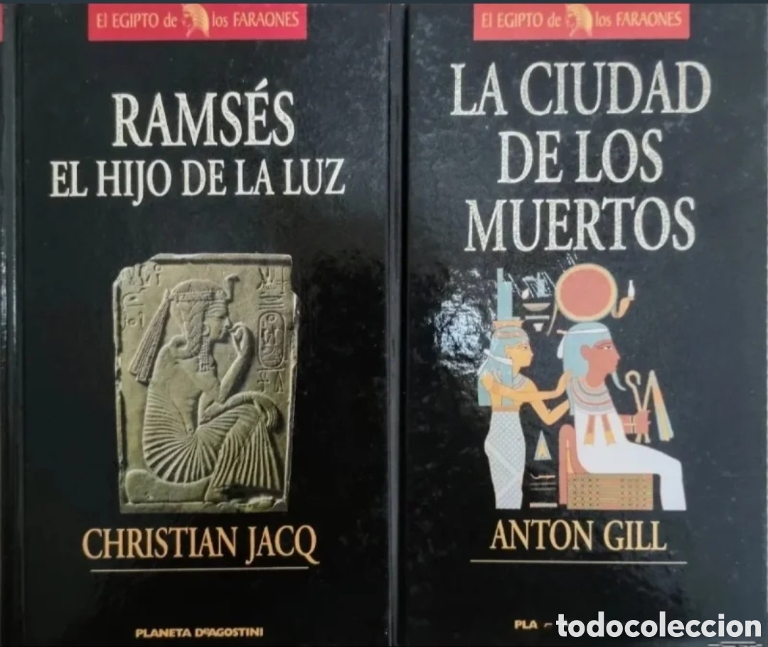 Libros de segunda mano: Lote de dos libros: RAMS&Eacute;S EL HIJO DE LA LUZ y LA CIUDAD DE LOS MUERTOS.