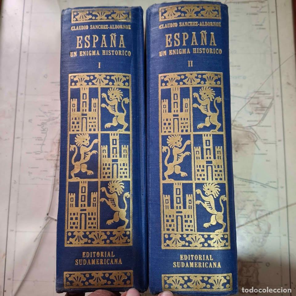 Libros de segunda mano: Espa&ntilde;a, Un Enigma Hist&oacute;rico Claudio S&aacute;nchez Albornoz. 1956. (Primera Edici&oacute;n)