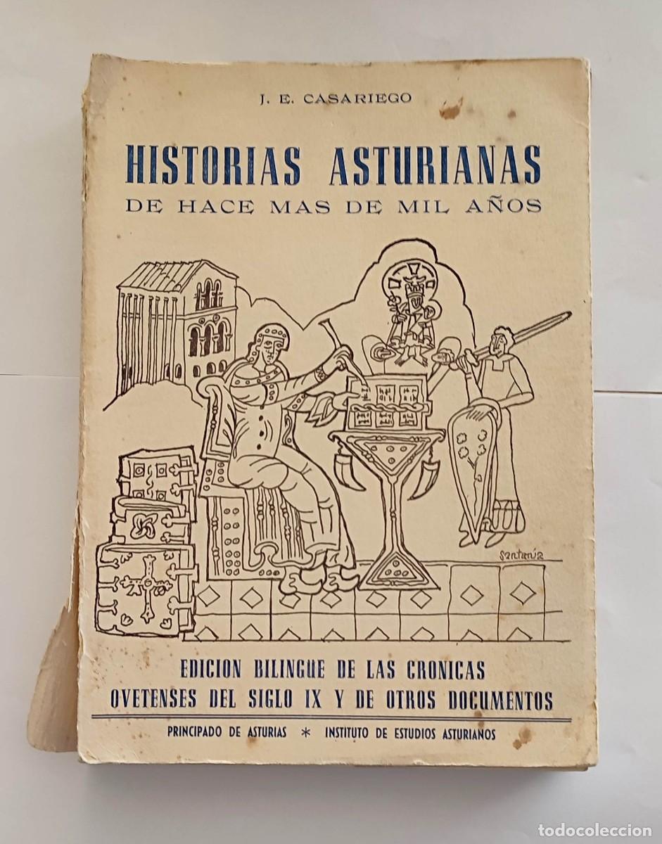 Libros de segunda mano: Libro &rdquo;Historias asturianas de hace m&aacute;s de mil a&ntilde;os&rdquo; de J.E.Casaruego 1983