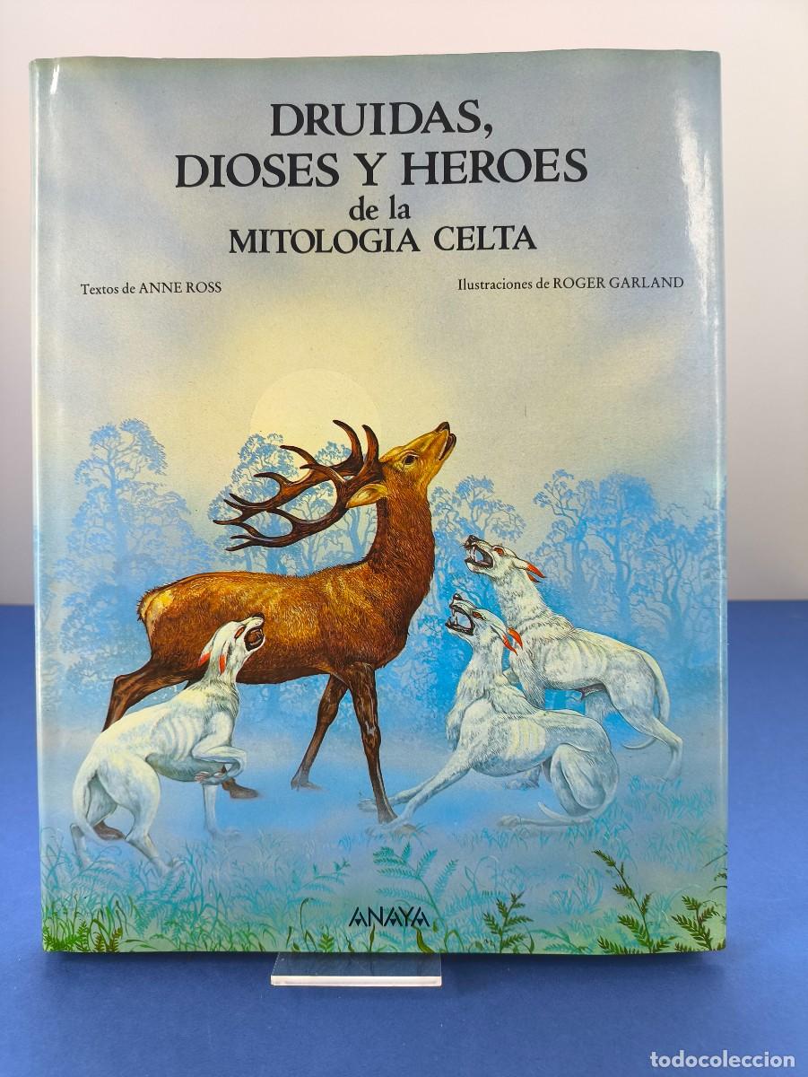 Libros de segunda mano: DRUIDAS, DIOSES Y HEROES DE MITOLOGIA CELTA / ANNE ROSS / 1&ordf;ed. 1987. ANAYA