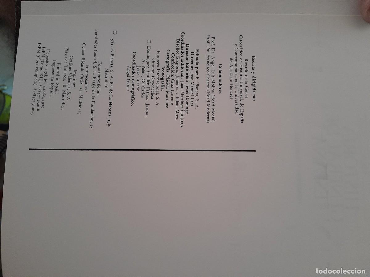 Libros de segunda mano: Historia general de Espa&ntilde;a - Foto 4