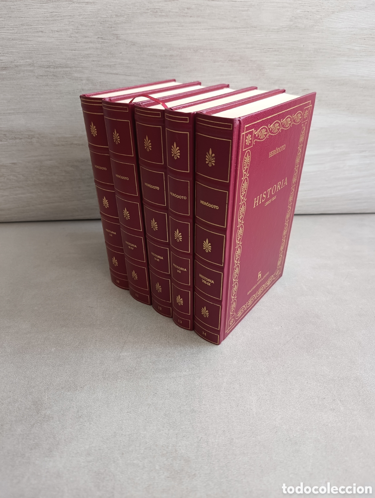 Gebrauchte B&uuml;cher: HERODOTO. HISTORIA. BIBLIOTECA B&Aacute;SICA GREDOS. 5 TOMOS. COMPLETA
