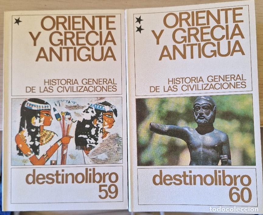 Libros de segunda mano: ORIENTE Y GRECIA ANTIGUA. 2 TOMOS. HISTORIA GENERAL DE LAS CIVILIZACIONES. - AYMARD, Andre.