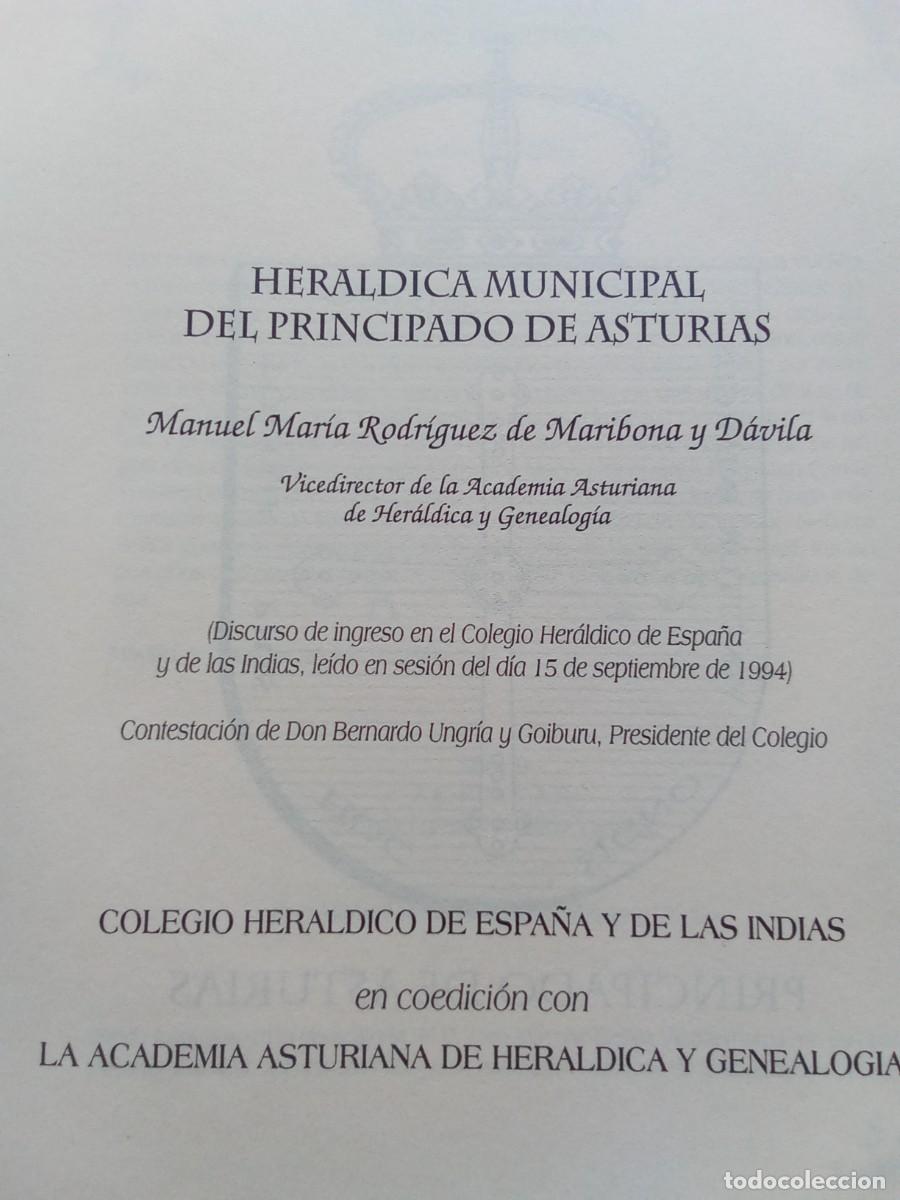 Second hand books: HERALDICA MUNICIPAL DEL PRINCIPADO DE ASTURIAS L5 1 5
