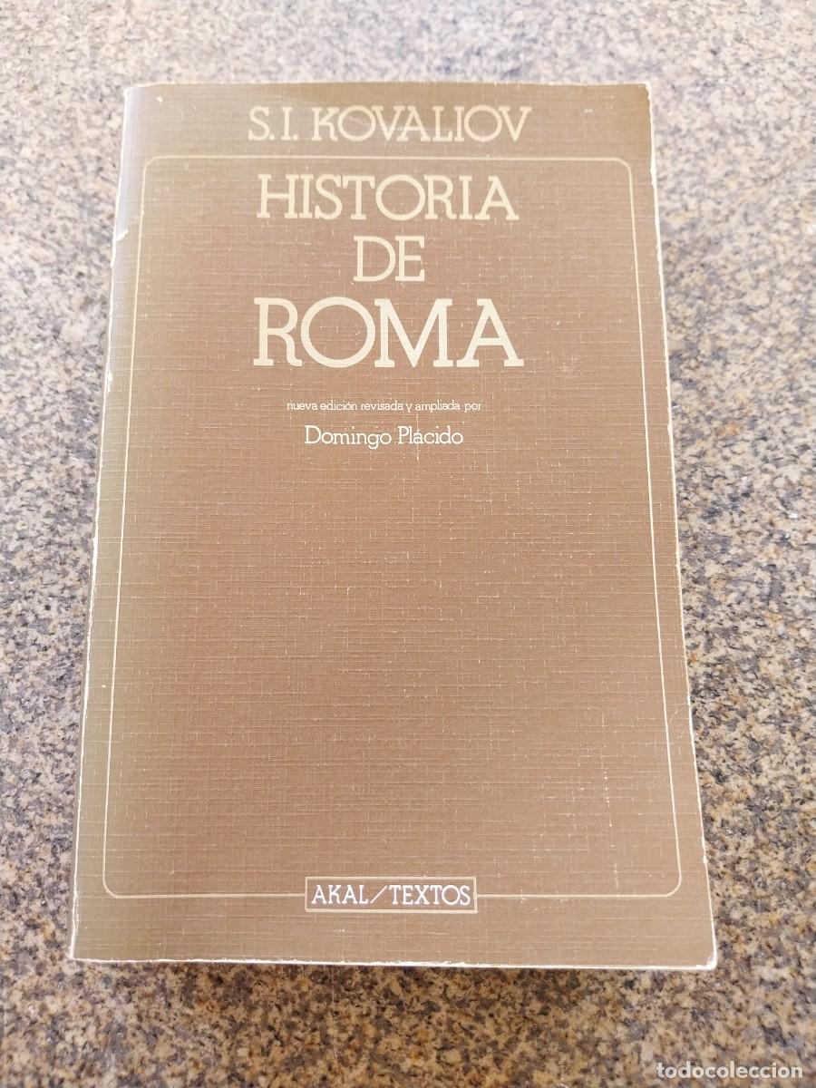 Libros de segunda mano: HISTORIA DE ROMA -- KOVALIOV -- AKAL 1979 --