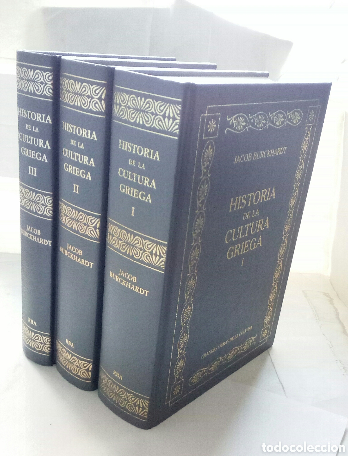 Libros de segunda mano: Historia de la cultura griega. Jacob Burckhardt. Tres tomos (completa).