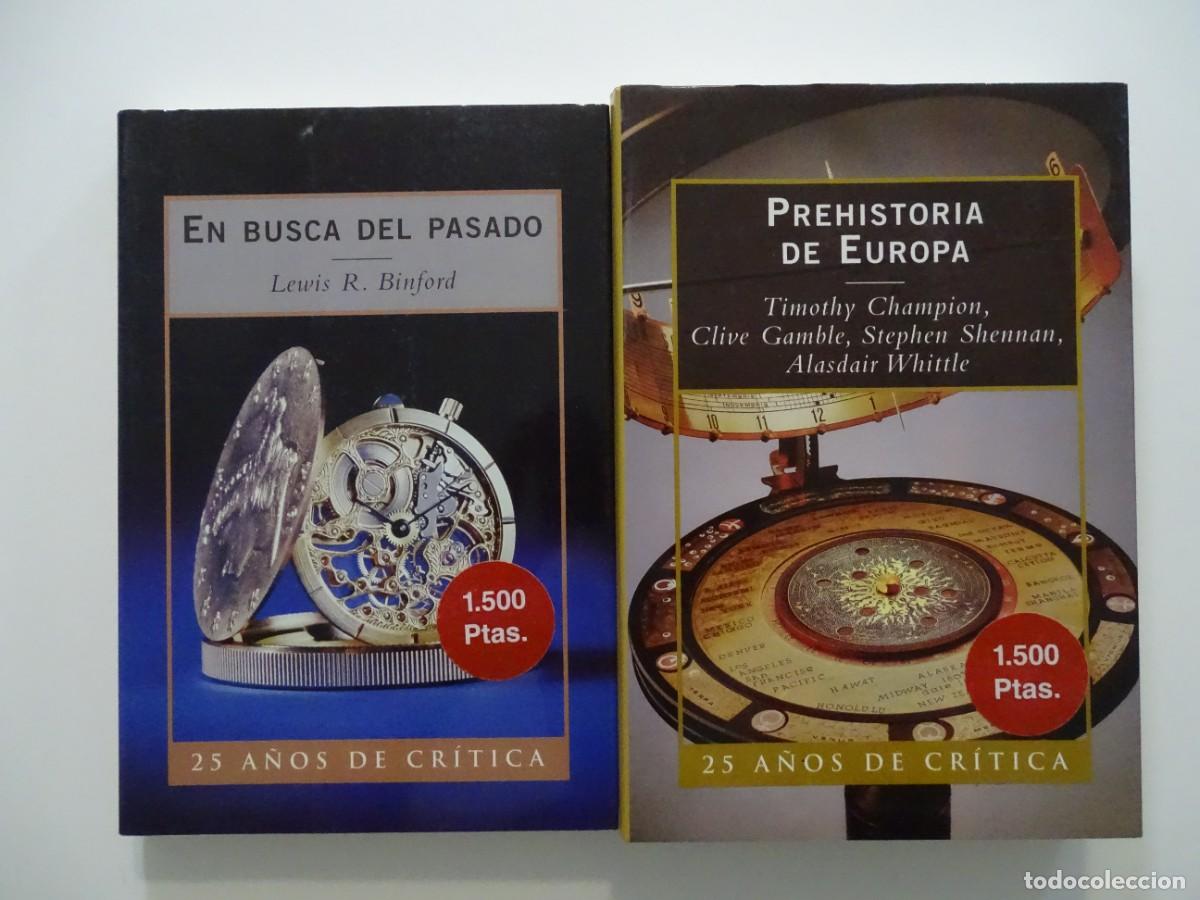 Libros de segunda mano: Lewis R. Binford: En busca del pasado. Timothy Champion y otros: Prehistoria de Europa.