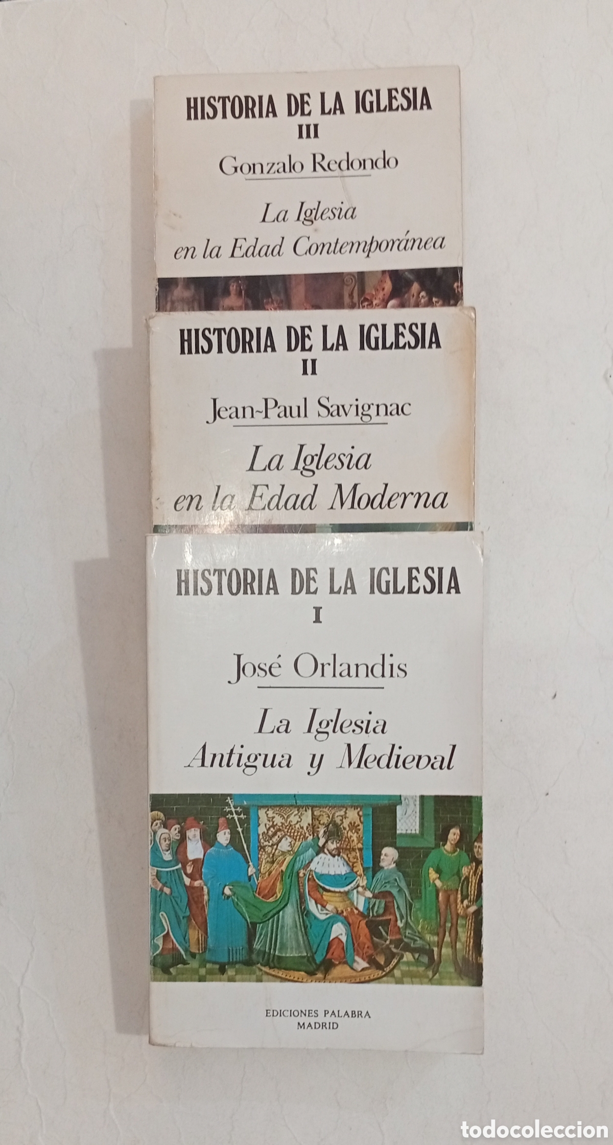 Libros de segunda mano: Historia de la iglesia 3 vol&uacute;menes