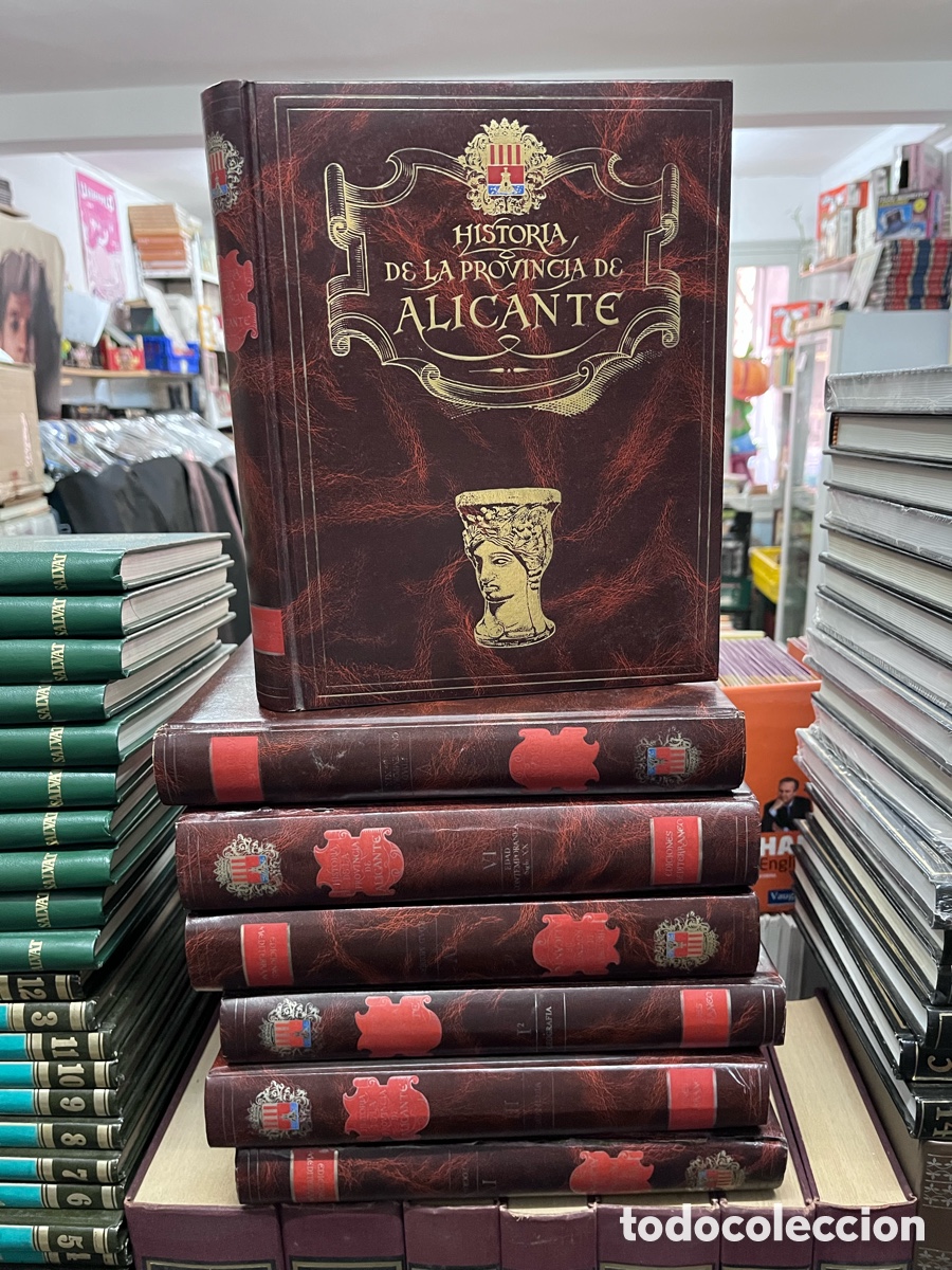 Libros de segunda mano: Historia de la provincia de Alicante. Completa en 7 tomos