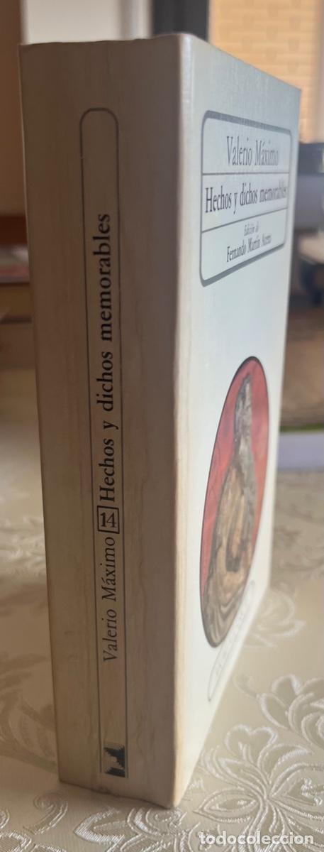 Libros de segunda mano: Valerio M&aacute;ximo.- Hechos y dichos memorables - Foto 2