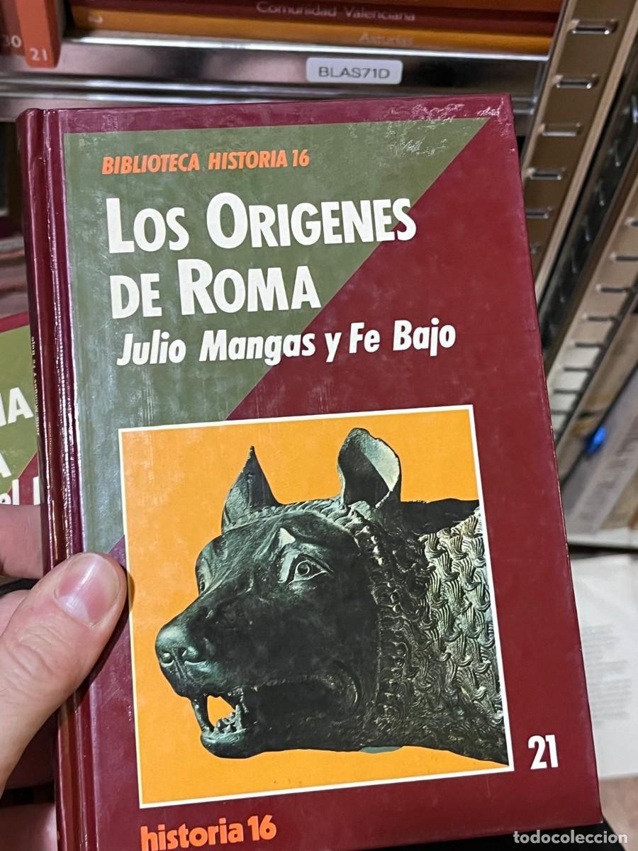 Libros de segunda mano: BLAS71D BIBLIOTECA HISTORIA 16 LOs ORIGENES DE ROMA Julio Mangas y Fe Bajo