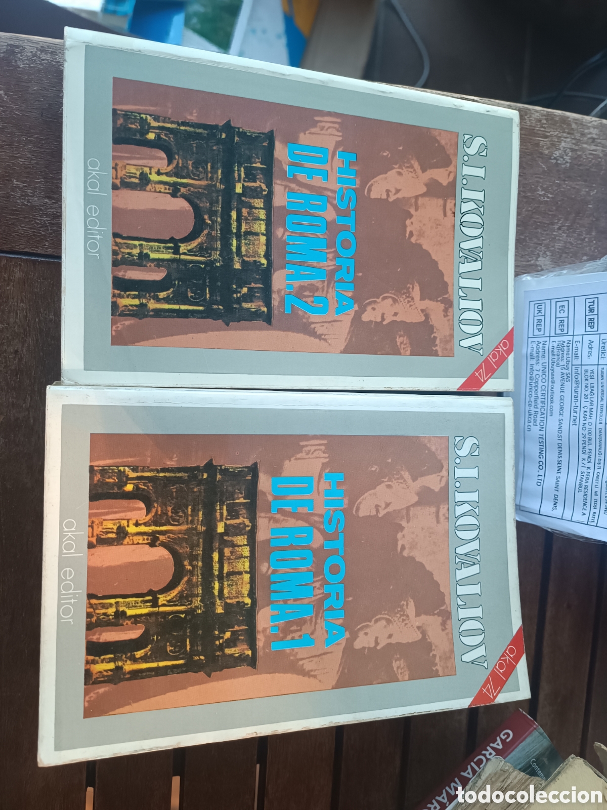 Libros de segunda mano: HISTORIA DE ROMA VOLS. I y II S.I. KOVALIOV AKAL EDITOR 1975