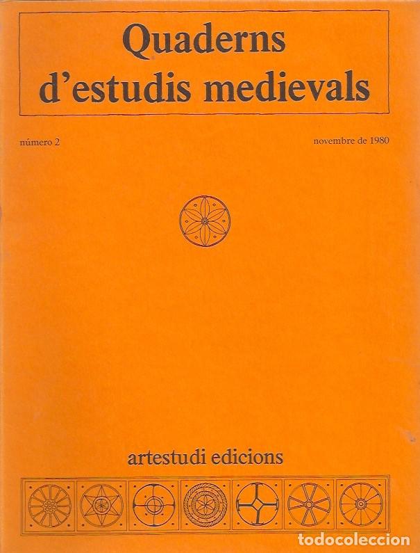 Libros de segunda mano: QUADERNS DESTUDIS MEDIAVALS - Foto 3