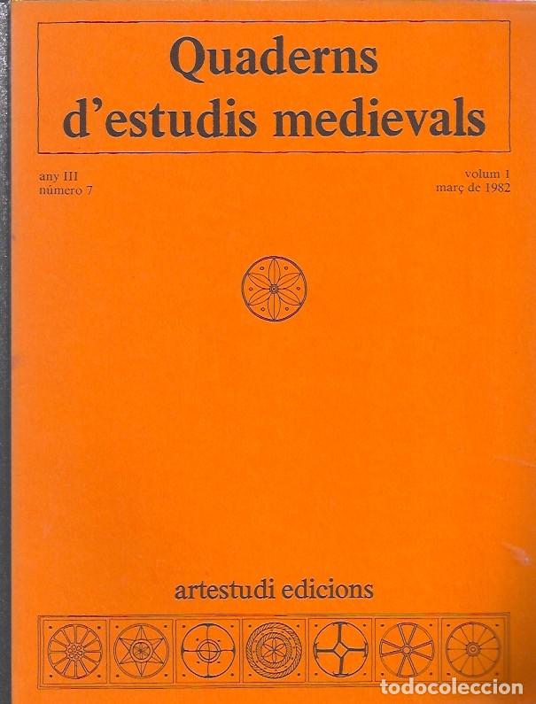 Libros de segunda mano: QUADERNS DESTUDIS MEDIAVALS - Foto 6