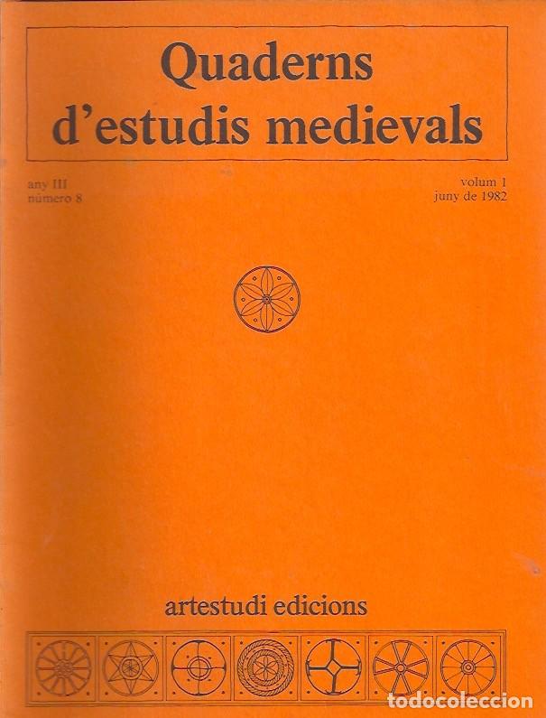 Libros de segunda mano: QUADERNS DESTUDIS MEDIAVALS - Foto 7