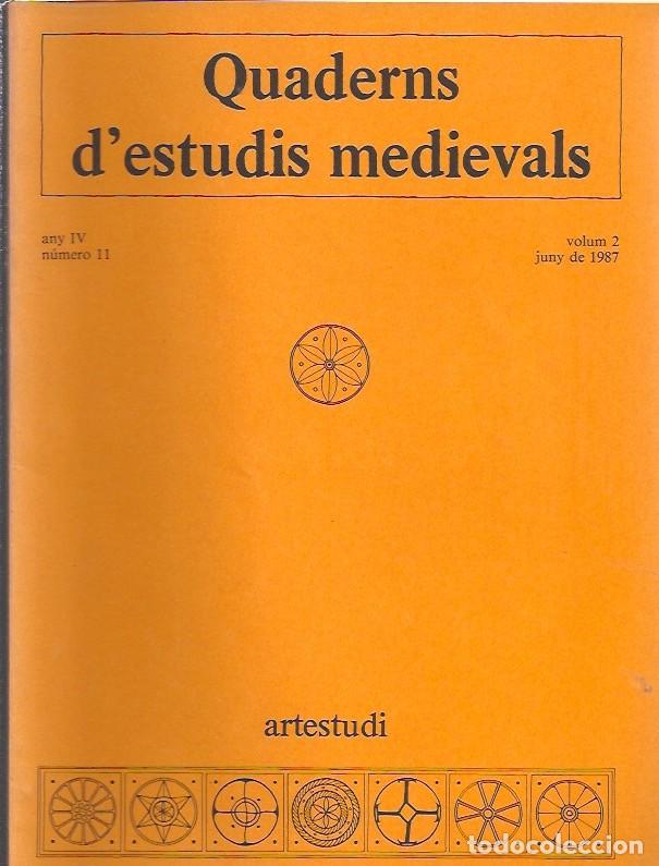 Libros de segunda mano: QUADERNS DESTUDIS MEDIAVALS - Foto 8
