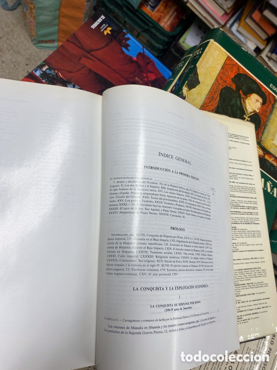 Libros de segunda mano: Espa&ntilde;a romana I y II. Historia de Espa&ntilde;a . Ram&oacute;n Men&eacute;ndez Pidal. Plaza Jan&eacute;s