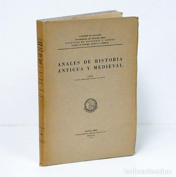 Libros de segunda mano: ANALES DE HISTORIA ANTIGUA Y MEDIEVAL, 1950