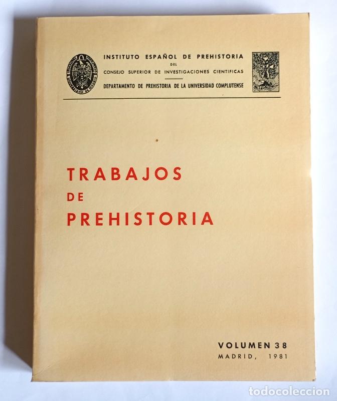 Libros de segunda mano: TRABAJOS DE PREHISTORIA. VOLUMEN 38 - VARIOS AUTORES - EDIT. INSTITUTO ESPA&Ntilde;OL DE PREHISTORIA. 1970