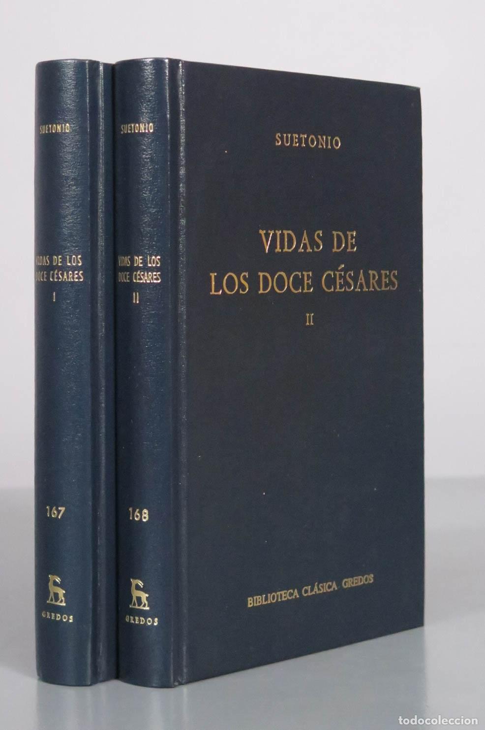 Libros de segunda mano: Vidas de los doce c&eacute;sares - Suetonio - Gredos. 2 TOMOS