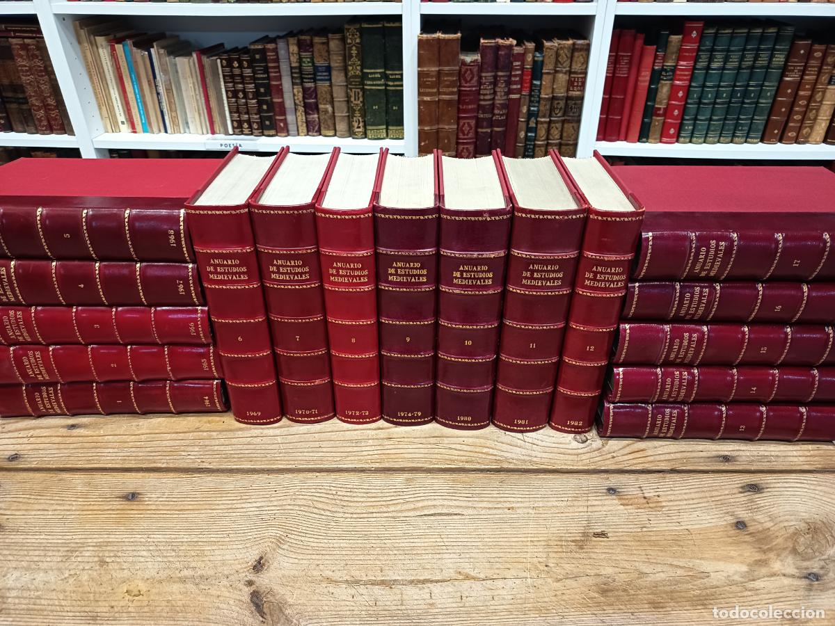 Libros de segunda mano: Anuario de Estudios Medievales. 25 tomos: 1964 - 1995