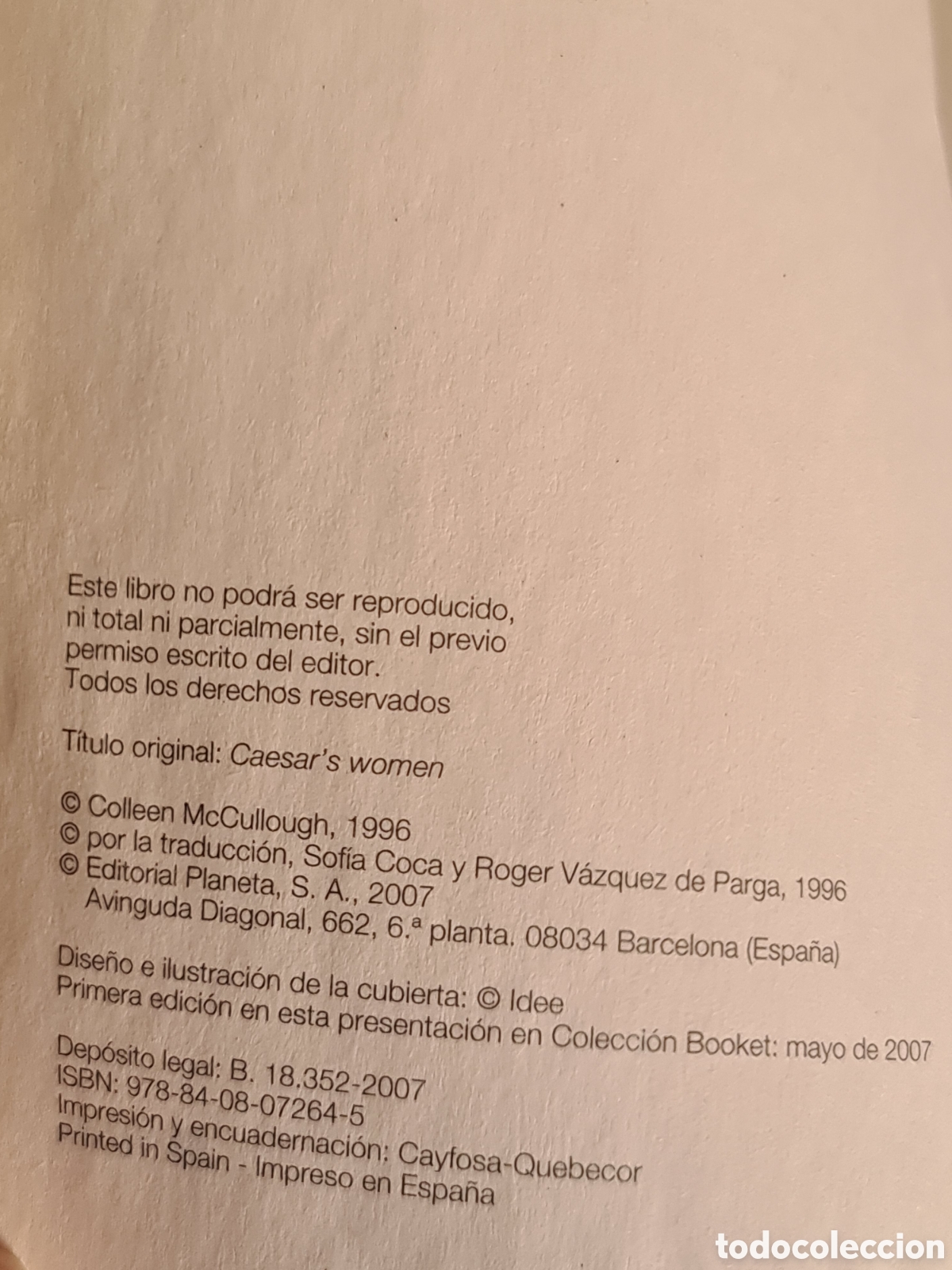 Libros de segunda mano: Libro &rdquo; Las Mujeres De C&eacute;sar &rdquo; - Foto 3