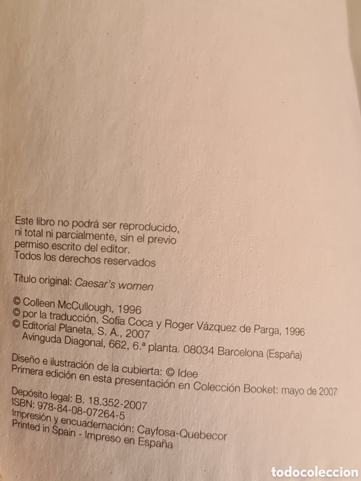 Libros de segunda mano: Libro &rdquo; Las Mujeres De C&eacute;sar &rdquo; - Foto 4