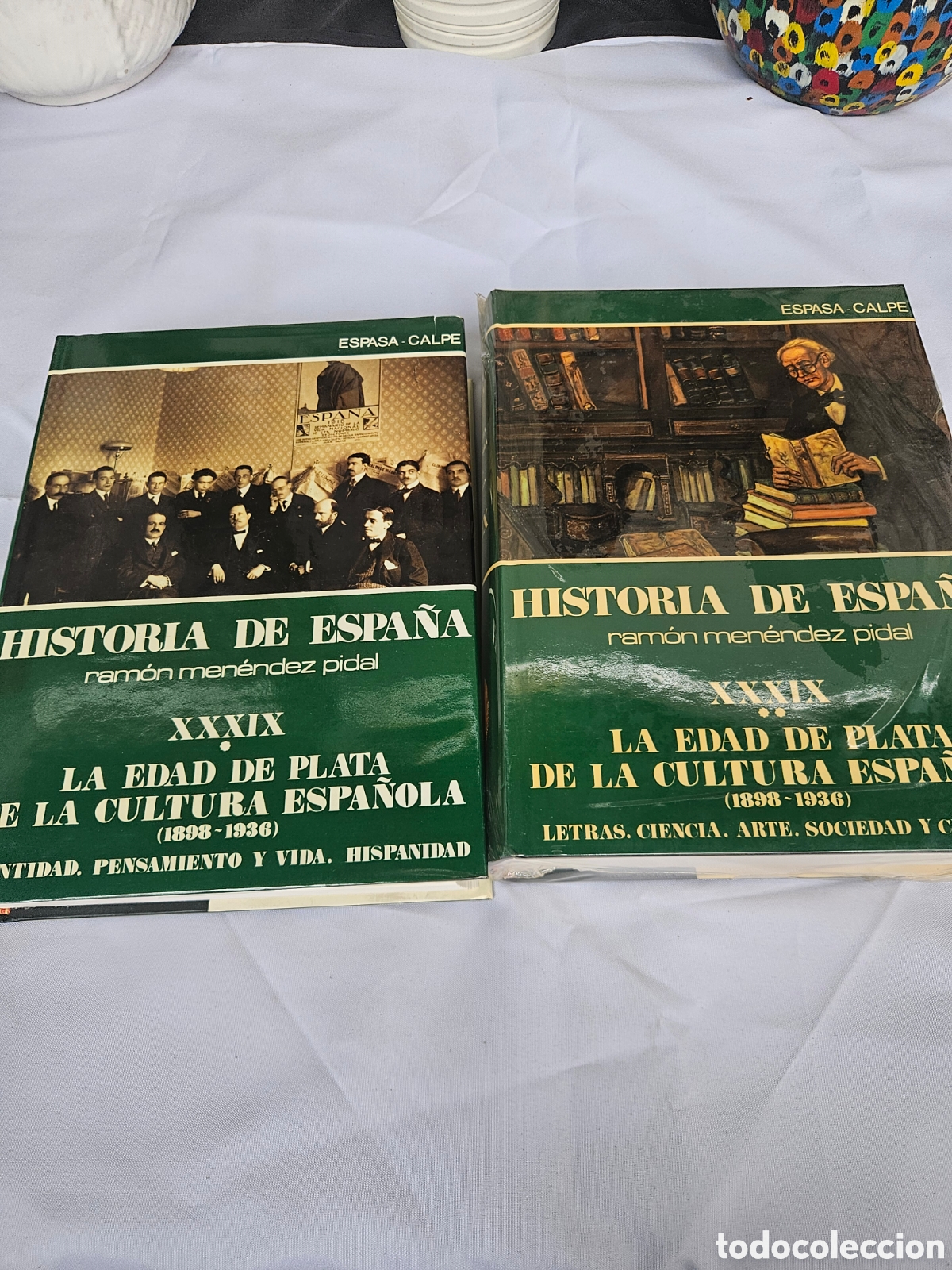 Libros de segunda mano: HISTORIA DE ESPA&Ntilde;A. N&deg; XXXIX. TOMOS I Y II. RAMON MENENDEZ PIDAL. LA EDAD DE PLATA DE LA CULTURA....