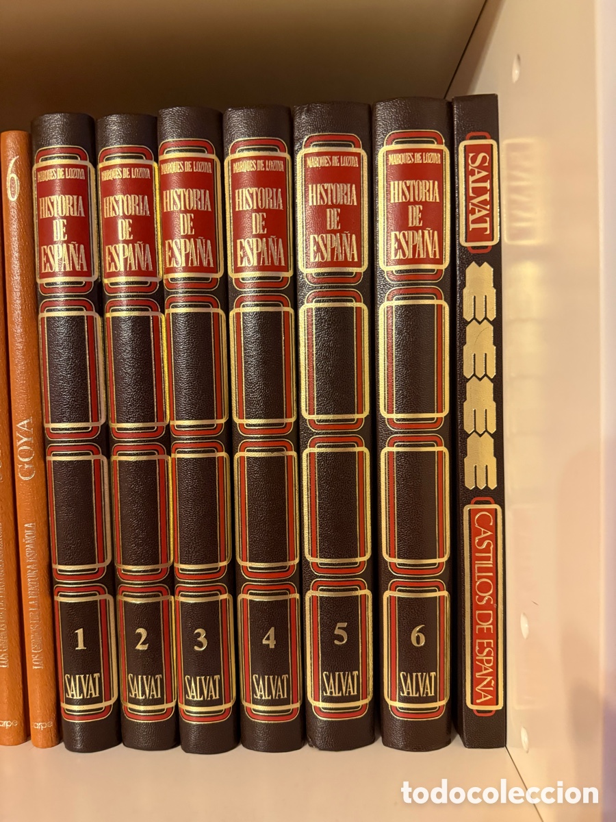 Libros de segunda mano: Historia de Espa&ntilde;a de Salvat (6 Tomos)