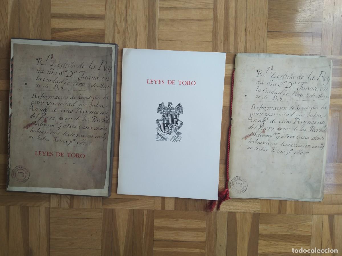 Libros de segunda mano: LIBRO FACSIMIL LEYES DE TORO. ZAMORA VER FOTOS