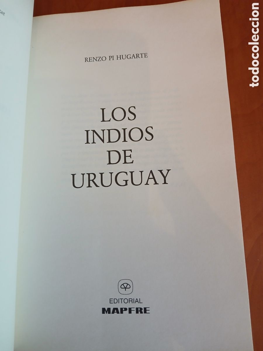Libros de segunda mano: Los Indios de Uruguay. Renzo Pi Hugarte. - Foto 3