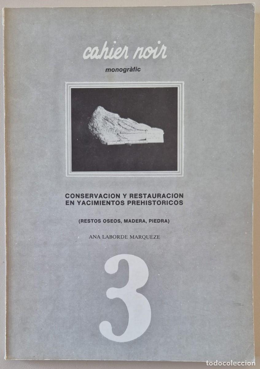 Libros de segunda mano: Conservaci&oacute;n y restauraci&oacute;n en yacimientos prehist&oacute;ricos (restos &oacute;seos, madera, piedra)
