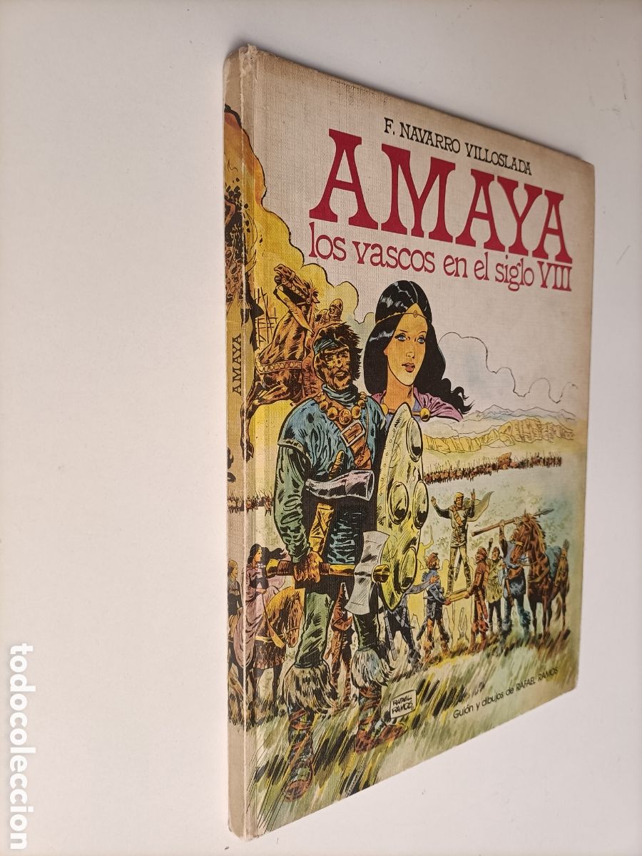 Libros de segunda mano: Amaya. Los barcos en el siglo VIII F. Navarro villoslada. Gui&oacute;n y dibujos Rafael Ramos temas vascos