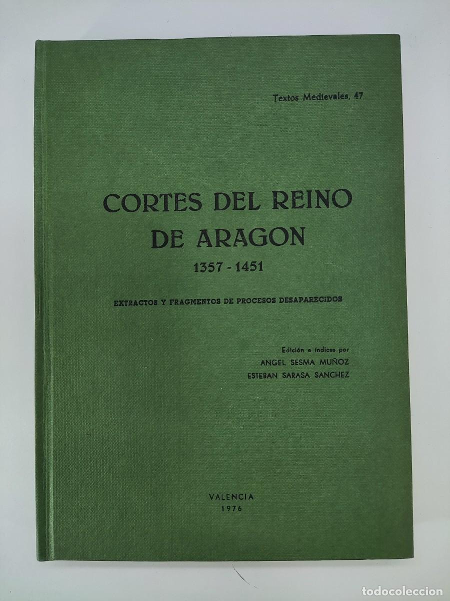 Libros de segunda mano: CORTES DEL REINO DE ARAG&Oacute;N 1357-1451 / Edici&oacute;n de &Aacute;NGEL SESMA MU&Ntilde;OZ-ESTEBAN SARASA SANCHEZ