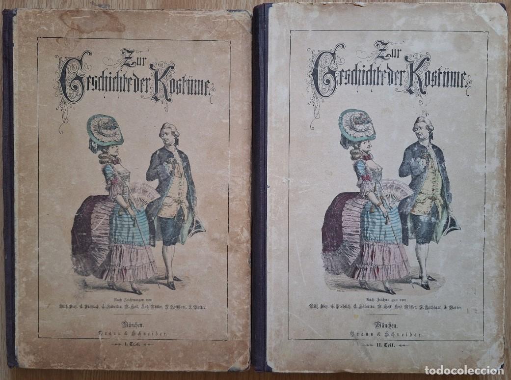 Libros de segunda mano: ZUR GESCHICHTE DER KOSTUME. 2 TOMOS. TOMO I Y TOMO II. - BRAUN/DIEZ/FROHLICH/GEHRTS/HABERLIN/HEIL/MU