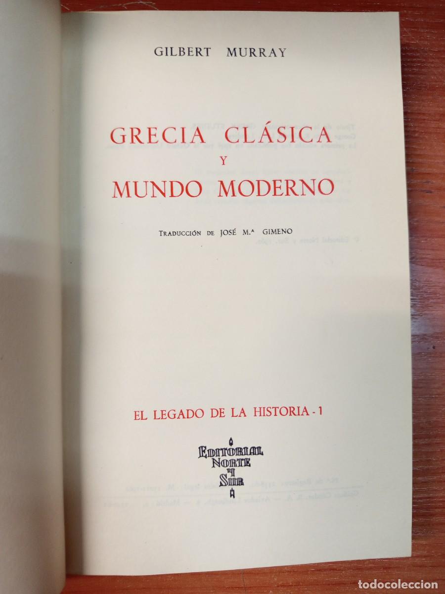 Libros de segunda mano: Grecia cl&aacute;sica y mundo moderno.