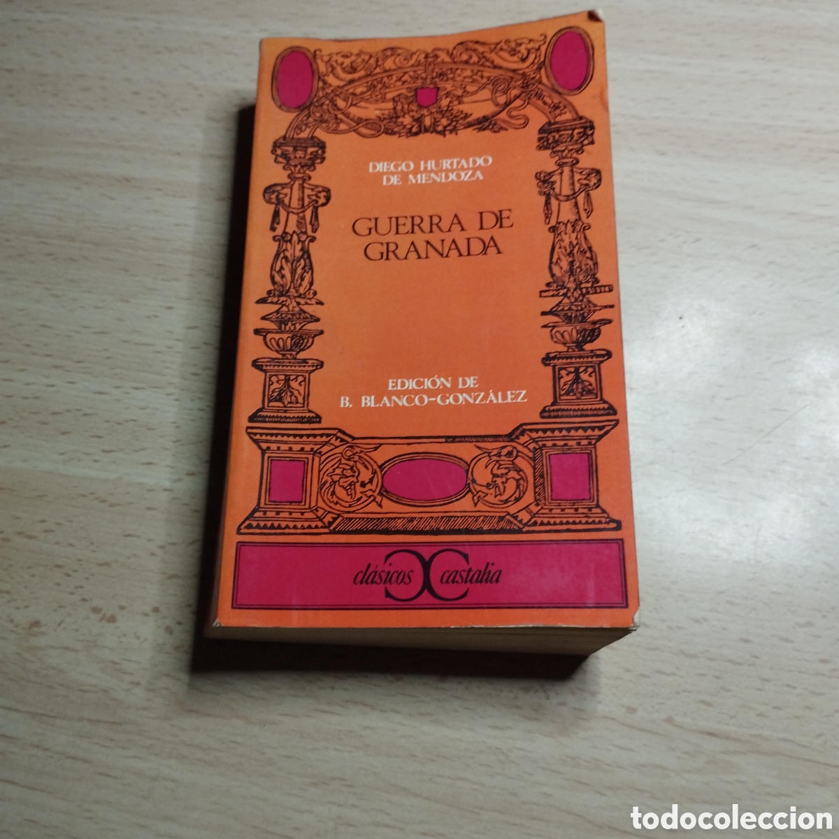 Libros de segunda mano: Guerra de Granada. Diego Hurtado de Mendoza. 1970. Cl&aacute;sicos Castalia.