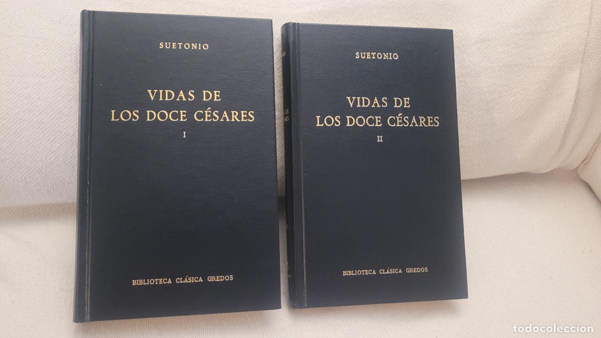 Libros de segunda mano: Vidas de los doce c&eacute;sares (dos vol&uacute;menes) - Suetonio
