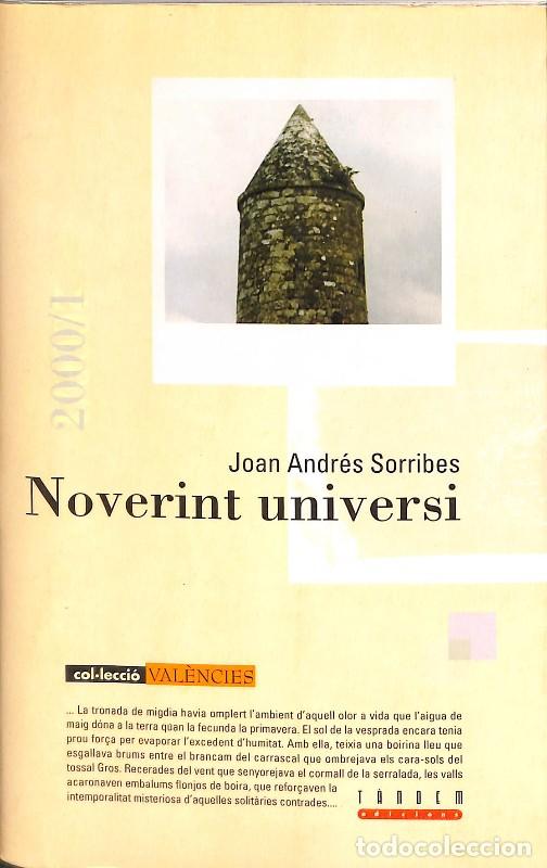Libros de segunda mano: Noverint Universi - Joan Andr&eacute;s Sorribes - Tandem Edicions - Val&egrave;ncies, Vol: 1