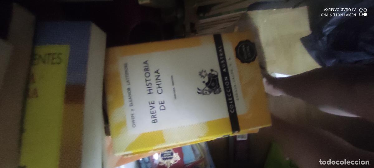 Libros de segunda mano: BREVE HISTORIA DE CHINA. OWEN Y ELEANOR LATTIMORE. Austral