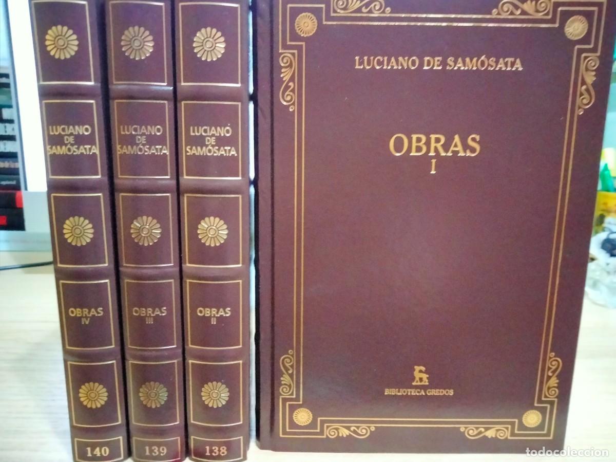Libros de segunda mano: Luciando de Samosata. Obras. Gredos. Di&aacute;logos completos. Saturnales. El par&aacute;sito. Filosof&iacute;a. Grecia