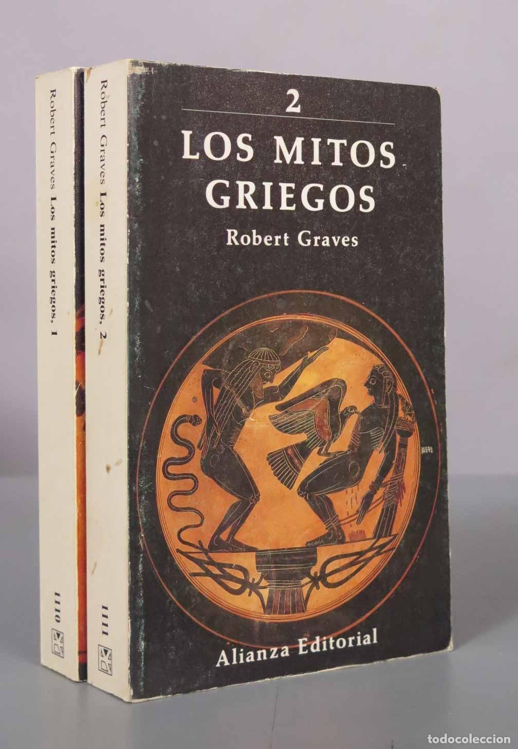 Libros de segunda mano: Los mitos griegos - Robert Graves - Alianza Editorial. 2 TOMOS