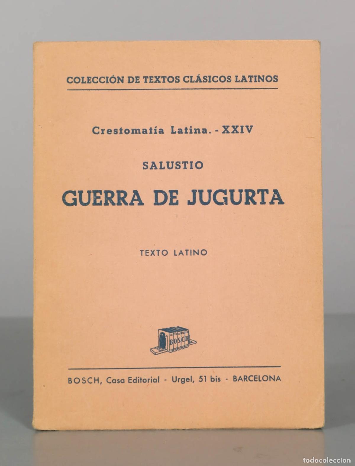 Libros de segunda mano: Guerra de Jugurta - Salustio - Bosch Casa Editorial