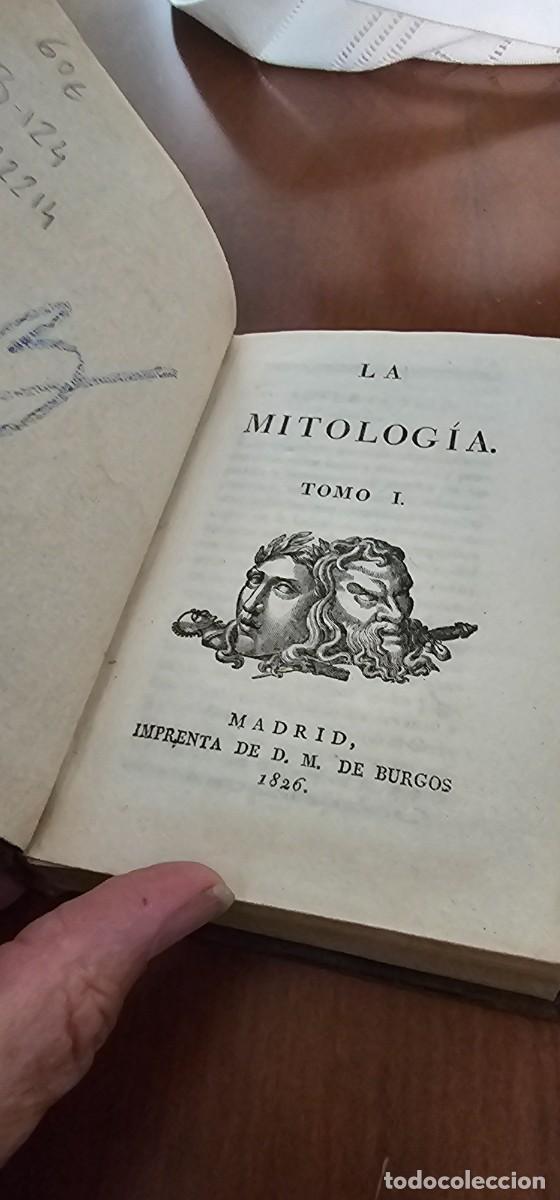 Libros de segunda mano: Mitolog&iacute;a libro siglo XIX - Foto 1
