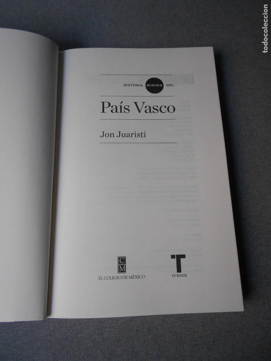 Libros de segunda mano: HISTORIA MINIMA DEL PAIS VASCO - Foto 3