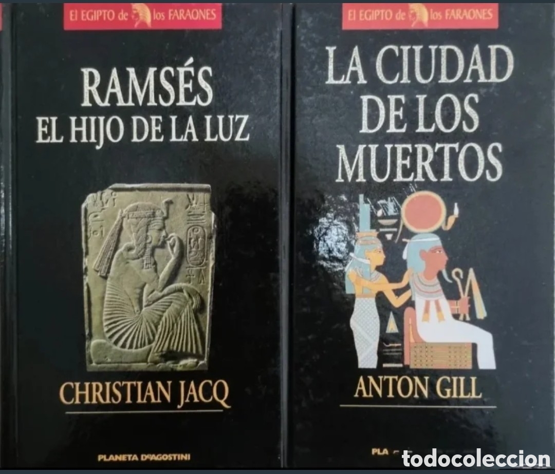 Libros de segunda mano: Lote de dos libros: RAMS&Eacute;S EL HIJO DE LA LUZ y LA CIUDAD DE LOS MUERTOS