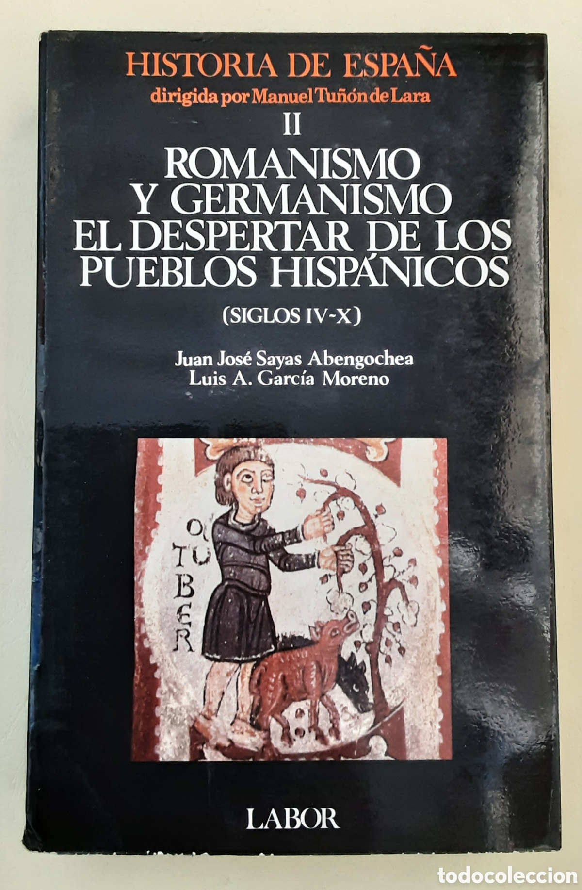 Libros de segunda mano: II. Romanismo y germanismo. El despertar de los pueblos hisp&aacute;nicos. Labor, 1982