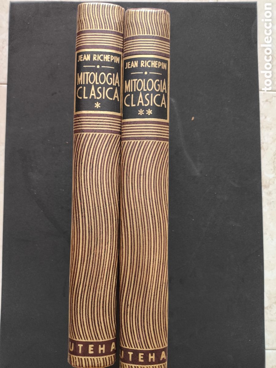 Libros de segunda mano: Mitologia clasica Jean Richepin (2 tomos) Uteha 1957